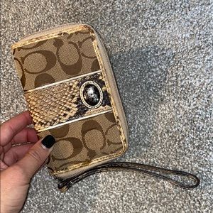 COACH wristlet